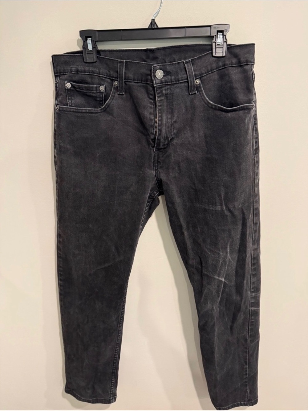 Levi's Men's 502 Straight Jeans in Faded Black Classic Denim Size 33x30